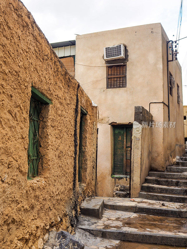 阿曼Wadi Bani Awf山区的Bilad Sayt村